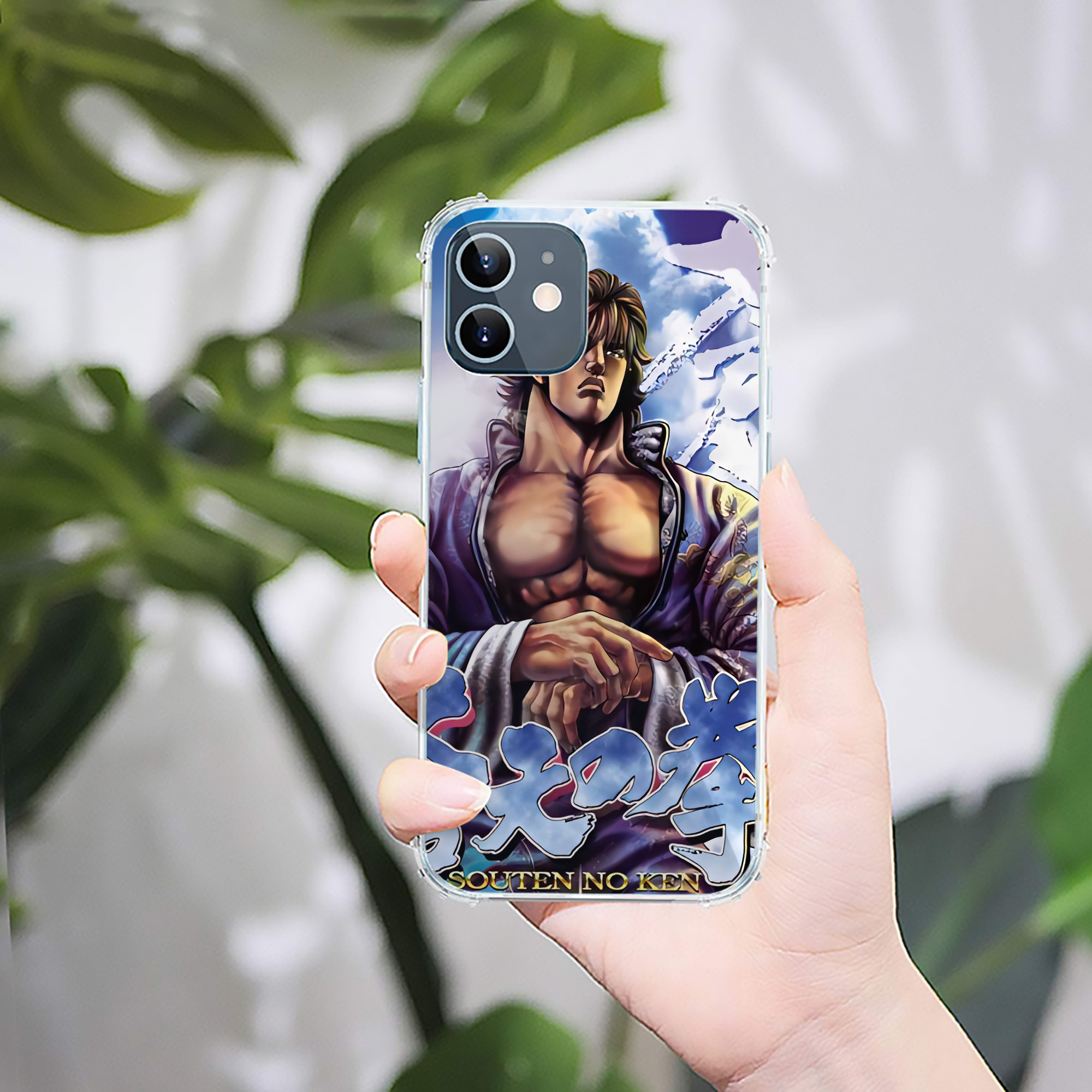 （画像用） 北斗の拳 Fist of the North Star 【iPhone 12シリーズ対応】透明スマホケース（クリアソフトケース）